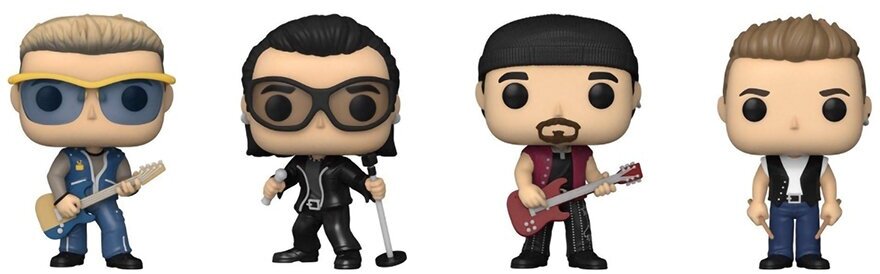 Фигурка Funko POP! Rocks U2 Zoo TV Adam/Bono/The Edge/Larry (Exc) 4PK 64688