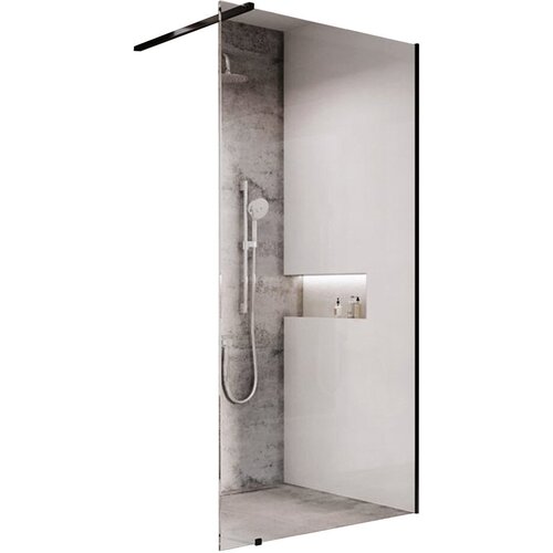 Душевое ограждение Ravak Walk-In Wall 2000x1200 черный GW9WG0300Z1 душевая перегородка ravak st walk in corner 120х80 gw1cg4300z1 профиль черный стекло transparent