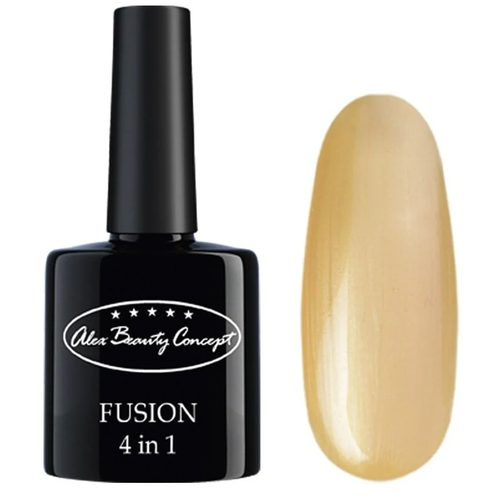 Alex Beauty Concept Гель-лак Fusion 4 in 1 Gel, 7.5 мл, золотой alex beauty concept гель лак fusion 4 in 1 gel 7 5 мл цвет красно коралловый