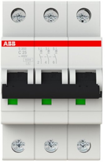 S200 2CDS253001R0804 Автоматический выключатель трехполюсный 80А (6 кА, C) ABB - фото №16