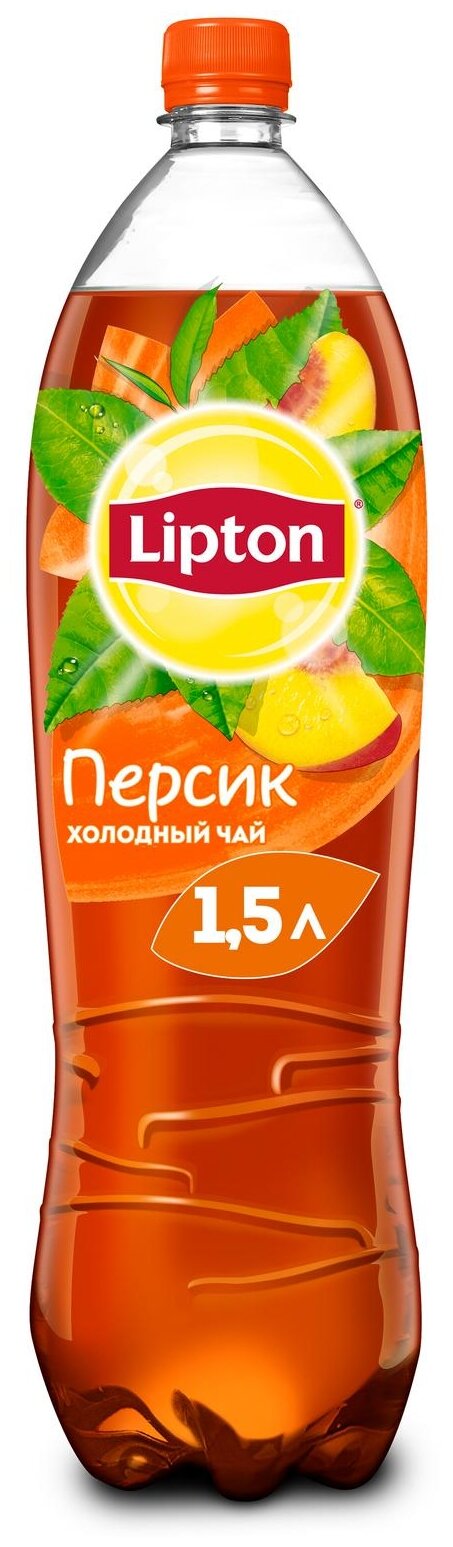 Чай Lipton Персик 1,5 л ПЭТ 6шт - фотография № 3