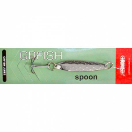 GRFish, Блесна Minnow Spoon, 6г, 50мм, Silver