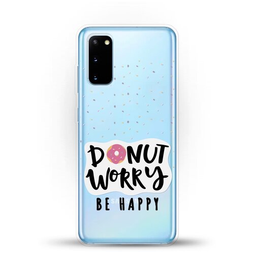 фото Силиконовый чехол donut worry на samsung galaxy s20 andy & paul