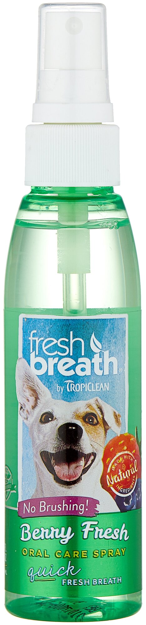 TROPICLEAN FRESH BREATH SPRAY BERRY FRESH спрей для собак ягодный Свежее дыхание (118 мл)