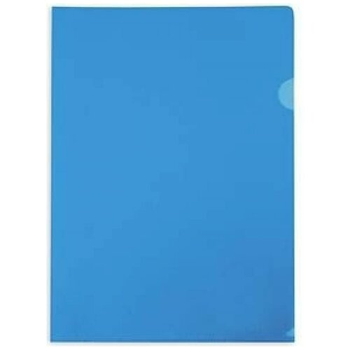 Hatber Папка-Уголок Пластиковая А4ф150мкм Синяя (без ед штрихкода) упак. 20 шт. 010995 папка уголок а4 hatber 180мкм пластиковая синяя 040030