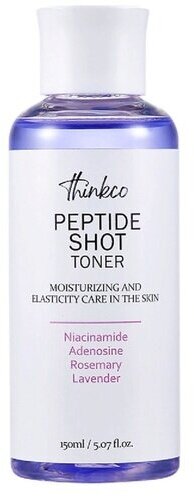 Thinkco Тонер омолаживающий с пептидами - Peptide shot toner, 150мл