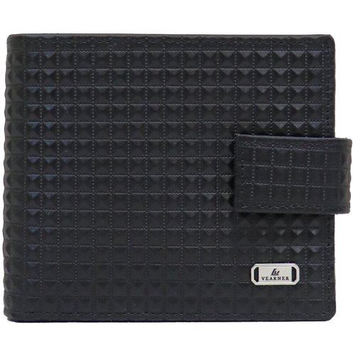 фото Кошелек loui vearner, фактура зернистая, черный