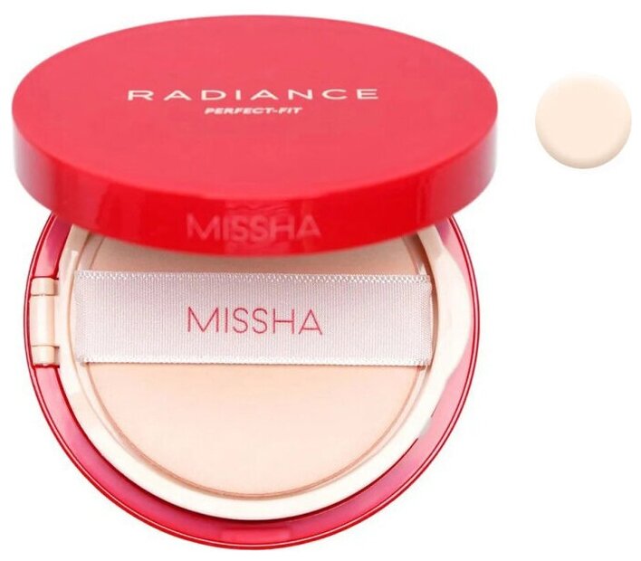 Тональная основа-кушон MISSHA, Radiance Perfect Fit Cushion Foundation, No. 19, Ivory, 15 г - фотография № 7