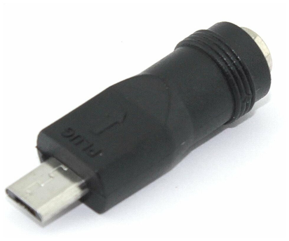 Переходник 5,5x2,1 мама на Micro USB папа 5 Pin