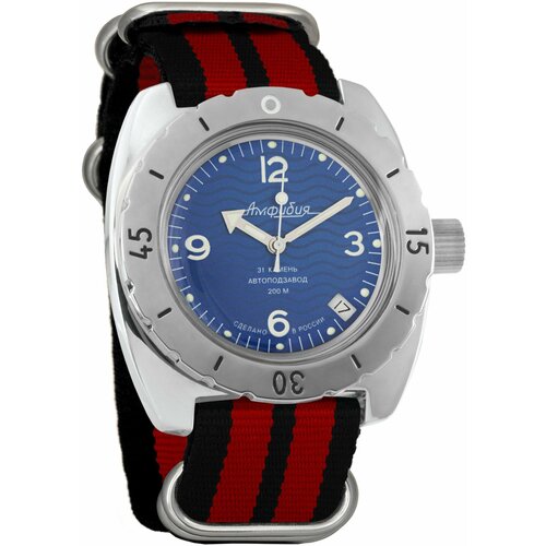 Наручные часы Восток Амфибия, красный наручные часы восток амфибия мужские амфибия 150346 черный