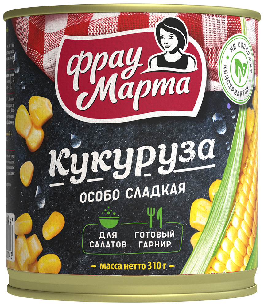 Кукуруза Фрау Марта сахарная, 310 г