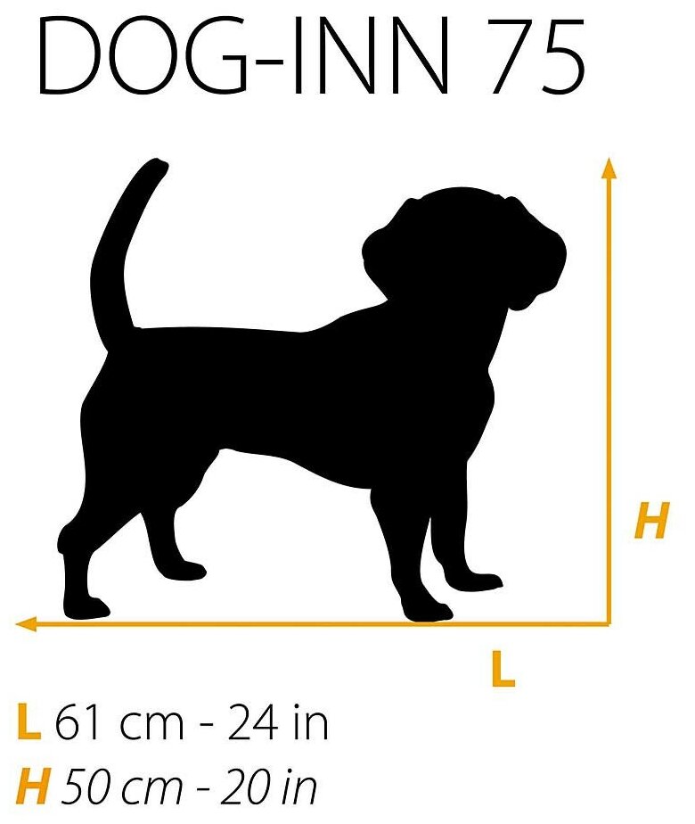 DOG-INN 75 (77,4 x 48,5 x h 54,6 см) FERPLAST - фото №6