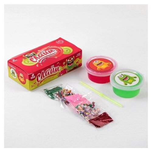фото Набор лизунов «слайм. фруктовый рай. клубничный лимонад» школа талантов
