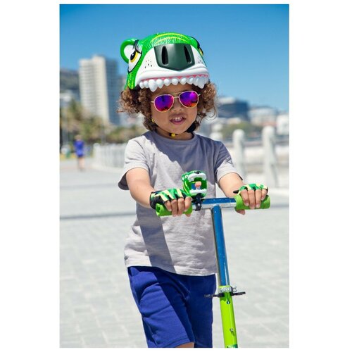 Шлем защитный Crazy Safety Тигр 2017 , S  ,зеленый