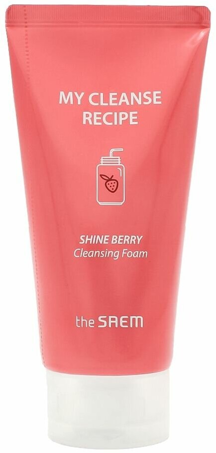 The Saem пенка для умывания с экстрактом ягод My cleanse recipe Shine berry, 150 мл, 150 г