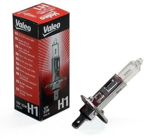 Лампа H1 +50 Light 12V(55W) (Картон) Valeo арт. 032503