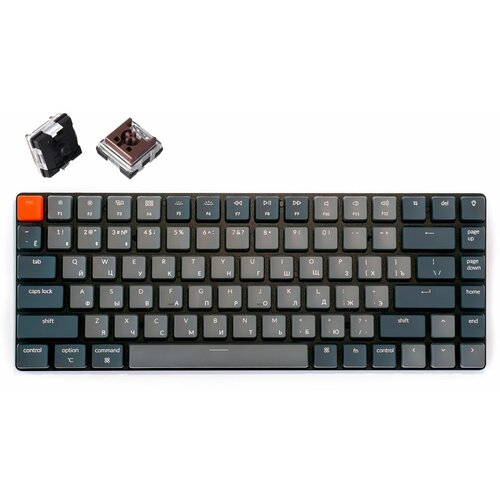 Ультратонкая беспроводная механическая клавиатура Keychron K3 Низкопрофильный оптический Keychron - коричневый Low Profile Keychron Optical Brown 1129000₽