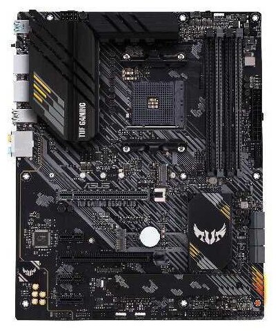 Материнская плата Asus TUF GAMING B550-PLUS Soc-AM4 AMD B550 4xDDR4 ATX AC`97 8ch(7.1) 2.5Gg RAID+HDMI+DP