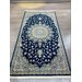 Иранский прикроватный коврик, 0.8 х 1.5 м., Прямоугольный , Blue