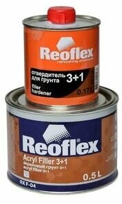 Reoflex Акриловый грунт 3+1 белый (0,5л+0,17л)