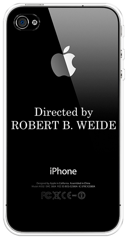 Силиконовый чехол на Apple iPhone 4/4S / Айфон 4/4S "Robert B Weide", прозрачный