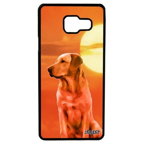 фото Чехол на смартфон samsung galaxy a3 2016, "лабрадор" животное поводырь utaupia