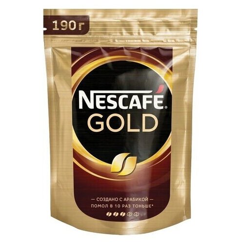 Кофе молотый в растворимом NESCAFE "Gold" 190 г, сублимированный, 12403031