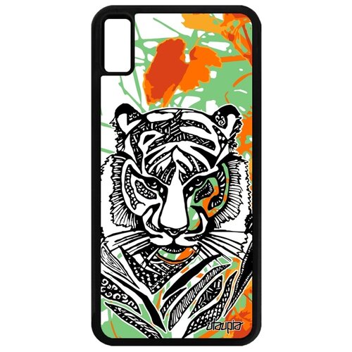 фото Чехол для apple iphone xs max, "тигр" джунгли тайга utaupia