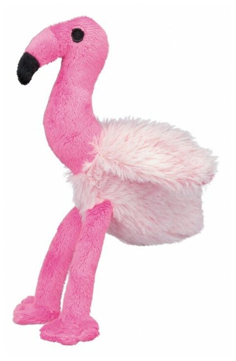 Trixie Игрушка для собак Фламинго, плюш, 35см - фото №1