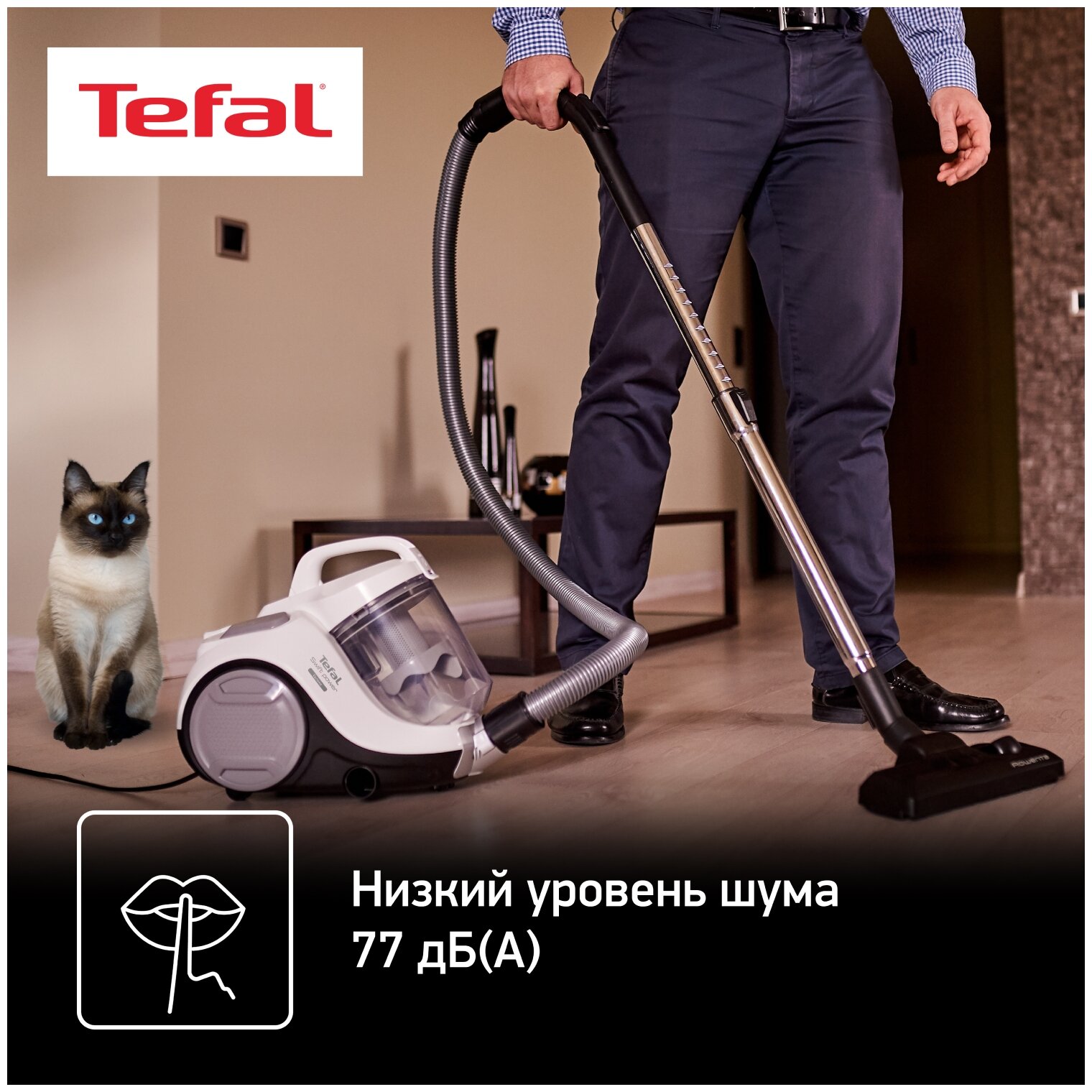 Пылесос с контейнером Tefal Swift Power Cyclonic TW2947EA