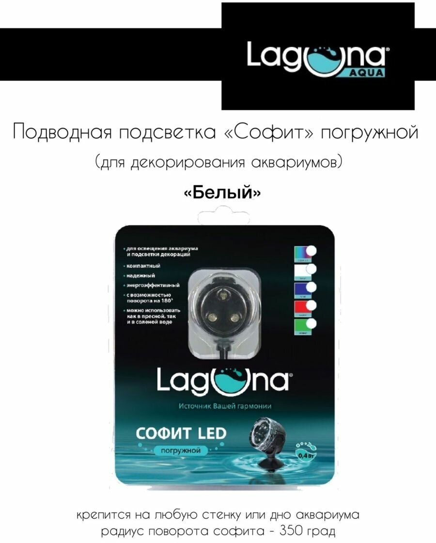 Софит 101LEDW погружной, 0,4Вт, белый, 35*35*35мм