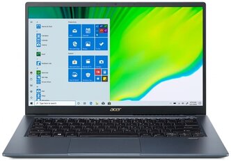 14" Ноутбук Acer SWIFT 3x SF314-510G-782K (1920x1080, Intel Core i7 2.8 ГГц, RAM 16 ГБ, SSD 512 ГБ, Intel Iris Xe Graphics, Win10 Home), NX.A0YER.008, синий