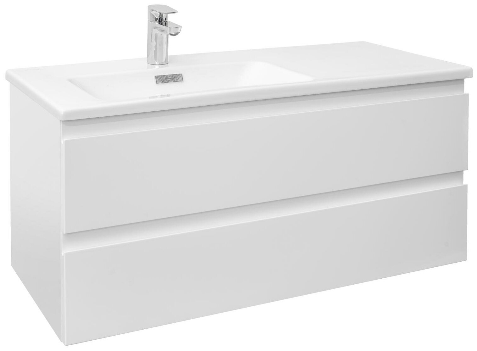 фото Тумба под раковину Jacob Delafon Madeleine 100 EB2054-J5 L белый глянец