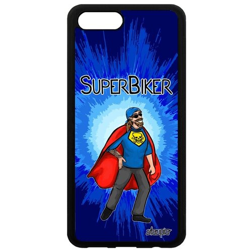 фото Чехол для honor v10 / view 10, "супербайкер" мотоцикл комикс utaupia