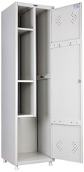 Шкаф для одежды ПРАКТИК LS 11-50 серый полуматовый (RAL 7038)