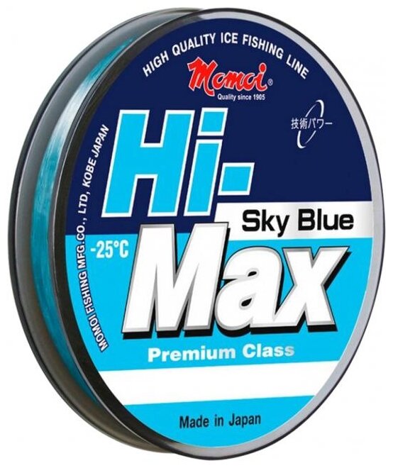 Леска монофильная MOMOI HI-MAX SKY BLUE (163338 (30 м 0,2мм) )