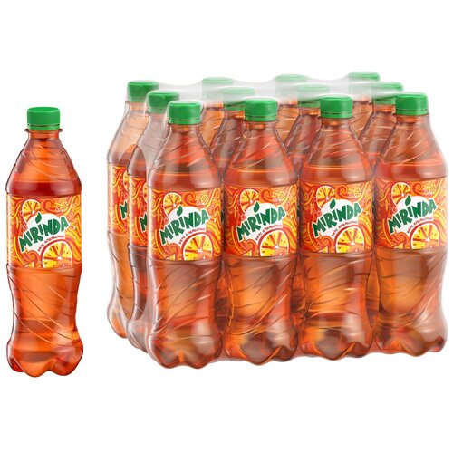 Газированный напиток Mirinda, 0.5 л, пластиковая бутылка, 12 шт.