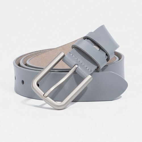 фото Ремень сима-ленд, размер 110, серый сима-лэнд