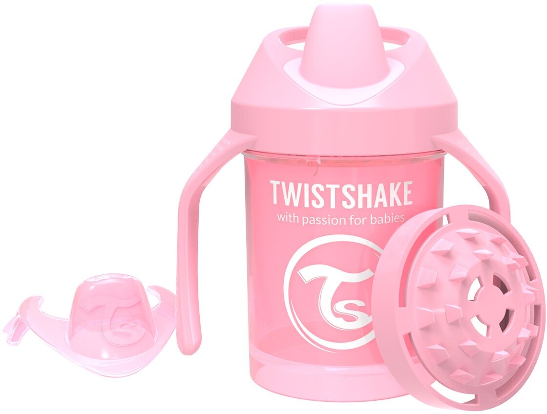 Поильник Twistshake Mini Cup 230 мл Пастельный розовый