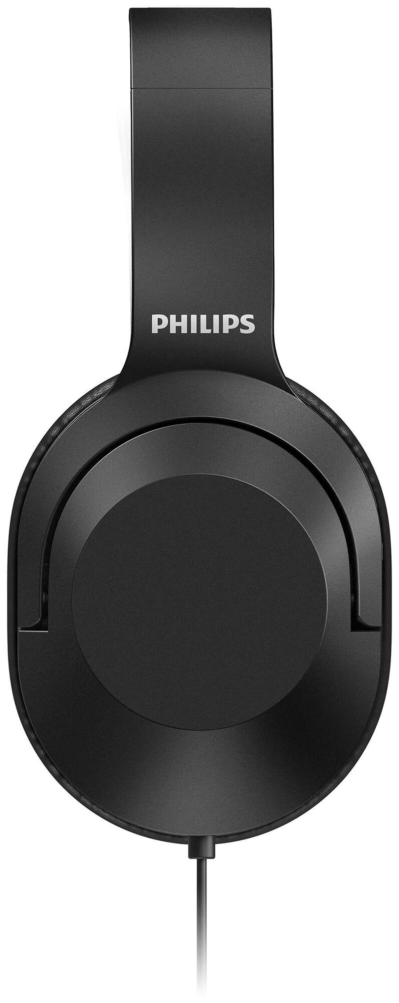 Наушники PHILIPS , 3.5 мм, накладные, черный - фото №2