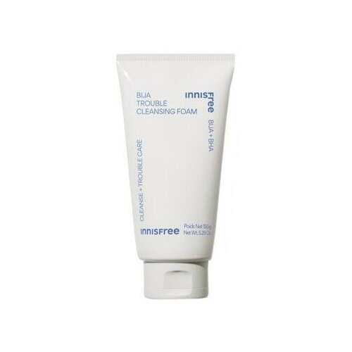 Пенка для умывания для чувствительной проблемной кожи Innisfree Bija Trouble Facial Foam 150 мл