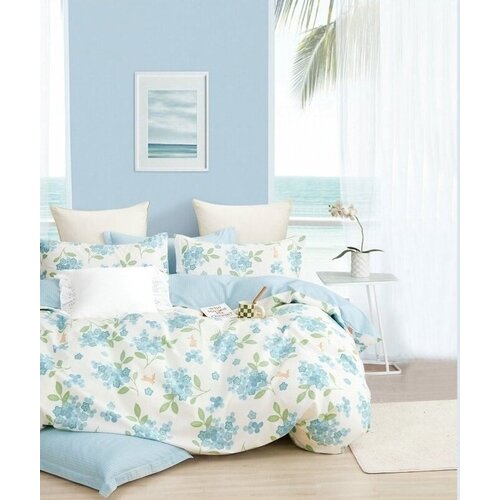 Комплект постельного белья, Cатин элит, хлопок, евро, ART COTTON, наволочки 70*70