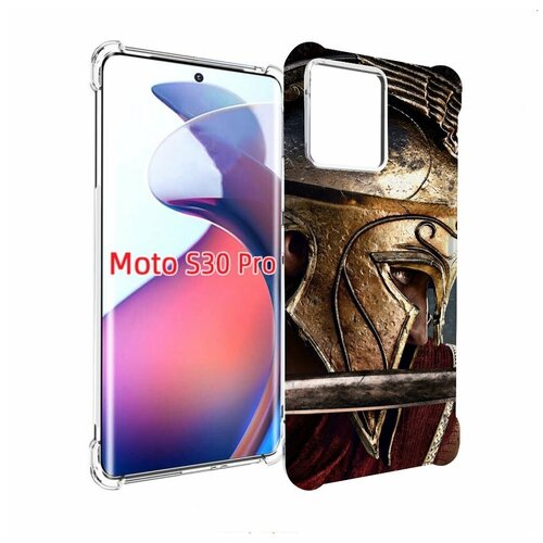 Чехол MyPads Assassin's Creed Odyssey для Motorola Moto S30 Pro задняя-панель-накладка-бампер чехол mypads assassin s creed odyssey для motorola moto x40 задняя панель накладка бампер