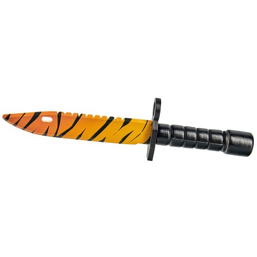 деревянный штык нож черный глянец maskbro Деревянный штык-нож Зуб тигра 2, Maskbro