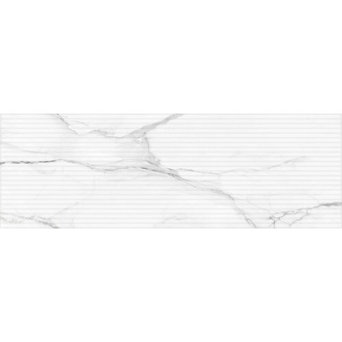 Плитка для стен Шахтинская плитка 10100001301 Marble glossy white wall 02 30х90