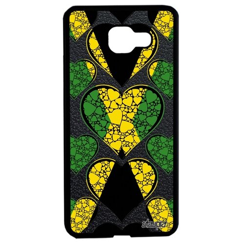 фото Чехол для samsung galaxy a5 2016, "флаг ямайки с сердцем" любовь страна utaupia