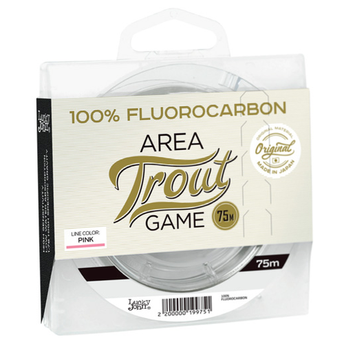 Леска Монофильная Lucky John Area Trout Game Fluorocarbon Pink 075/023