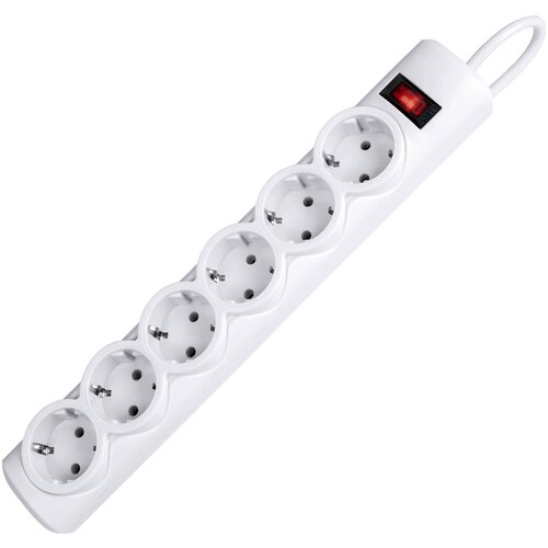 Сетевой фильтр Defender DFS 153 6 Sockets 3.0m White 99490