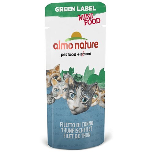 Лакомство для кошек  Almo Nature Green Label Mini Food, 3 г рыба