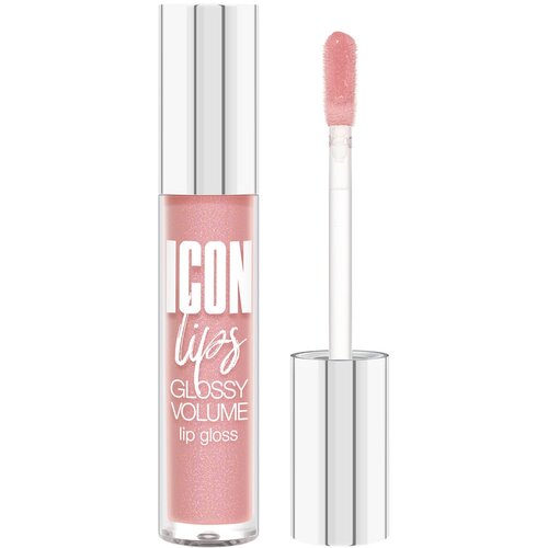 LUXVISAGE Блеск для губ с эффектом объема ICON lips glossy volume тон 504 блеск для губ luxvisage icon lips с эффектом объёма тон 508 lilac pink 3 4 г